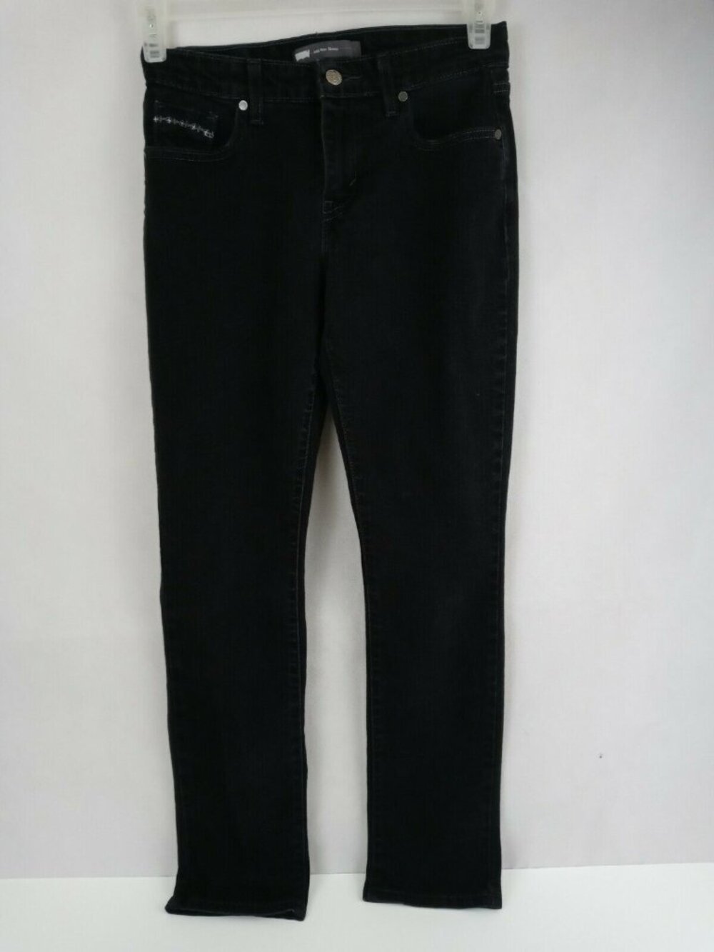 Levi's Black Mid Rise Skinny Embroidered Metallic Jeans Size 4M